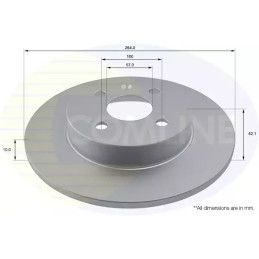 Stabdžių diskas  COMLINE ADC1133