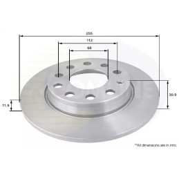 Stabdžių diskas  COMLINE ADC1436
