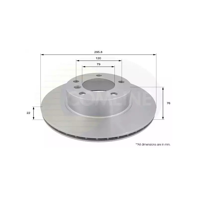 Stabdžių diskas  COMLINE ADC1705V