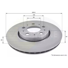 Stabdžių diskas  COMLINE ADC1907V