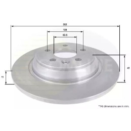 Stabdžių diskas  COMLINE ADC1922