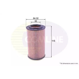 Alyvos filtras  COMLINE EOF092