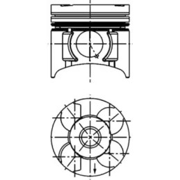 Stūmoklis KOLBENSCHMIDT 40392600