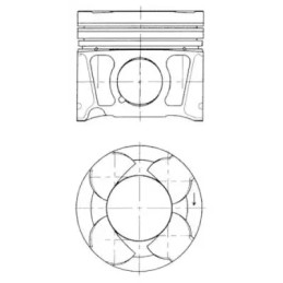 Stūmoklis KOLBENSCHMIDT 41070600