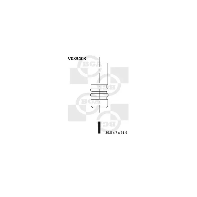 Įleidimo vožtuvas  BGA V033403