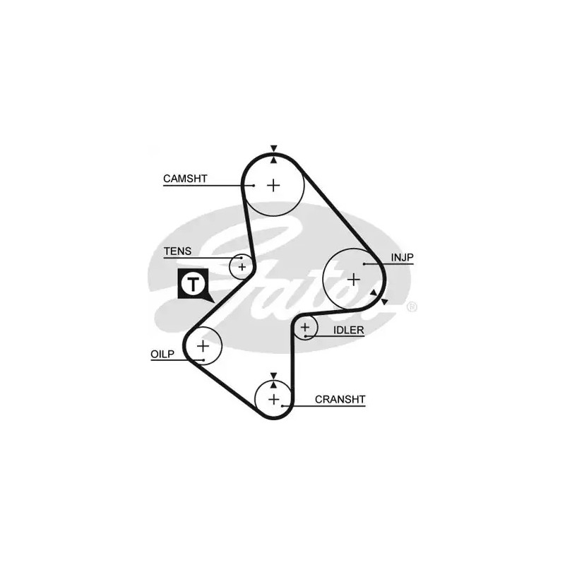 Paskirstymo diržas  GATES 5051