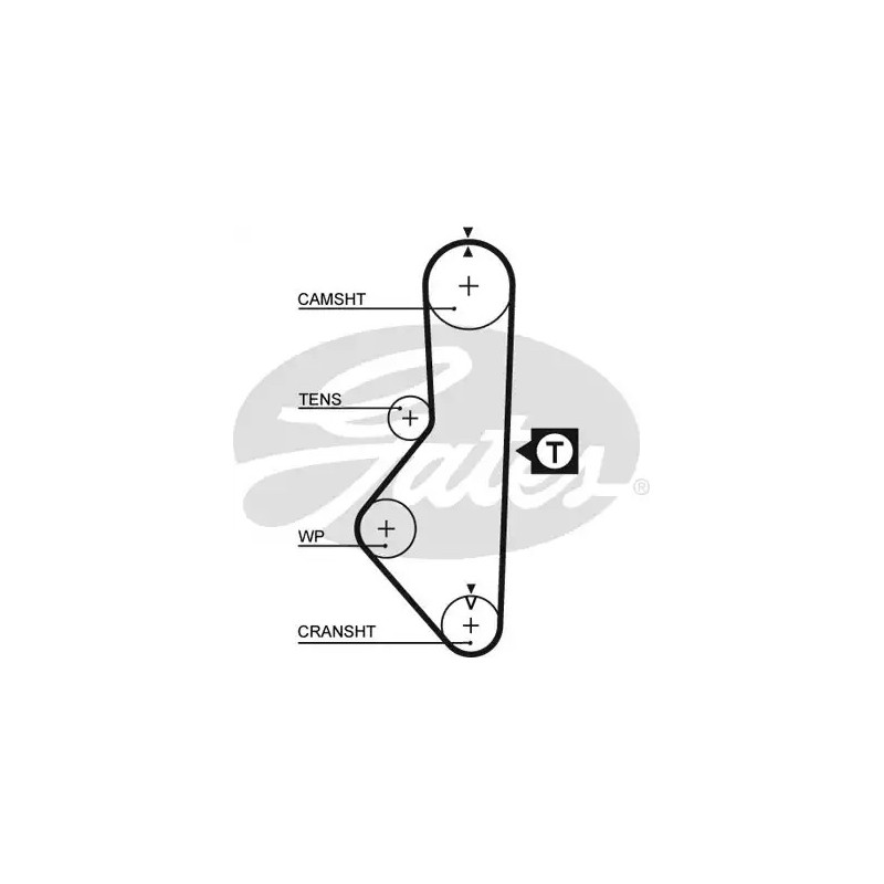 Paskirstymo diržas  GATES 5076