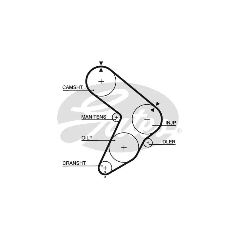 Paskirstymo diržas  GATES 5112