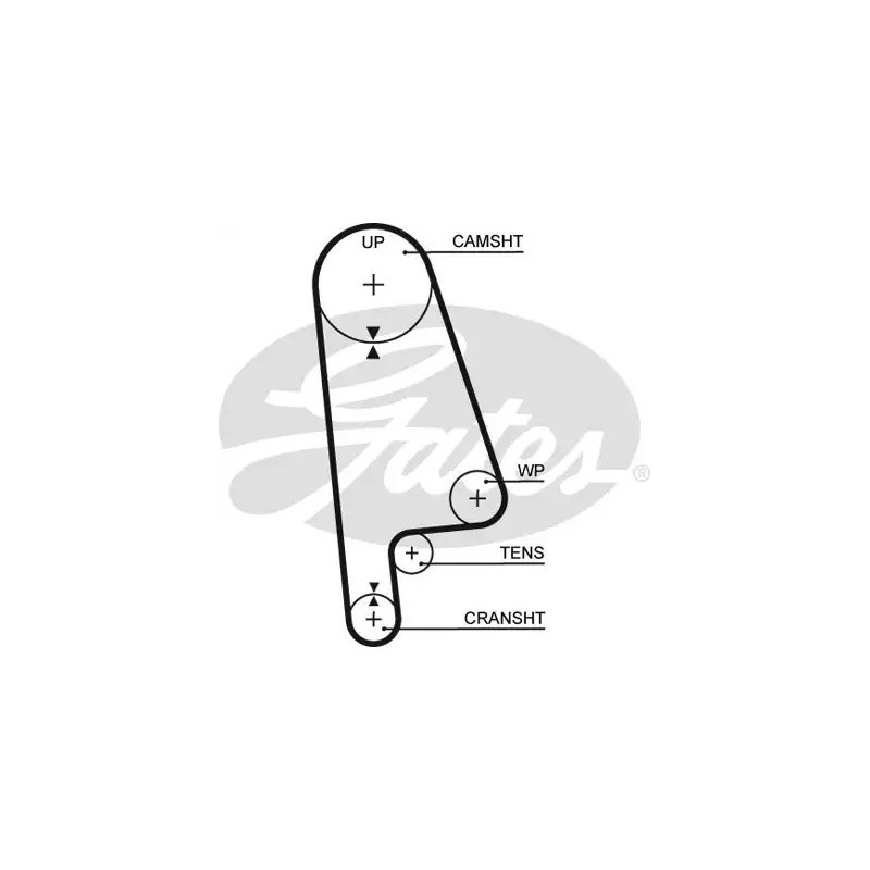 Paskirstymo diržas  GATES 5233XS