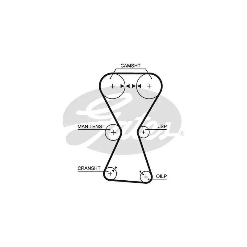 Paskirstymo diržas  GATES 5255XS