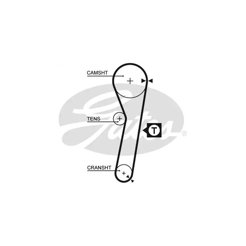 Paskirstymo diržas  GATES 5262XS