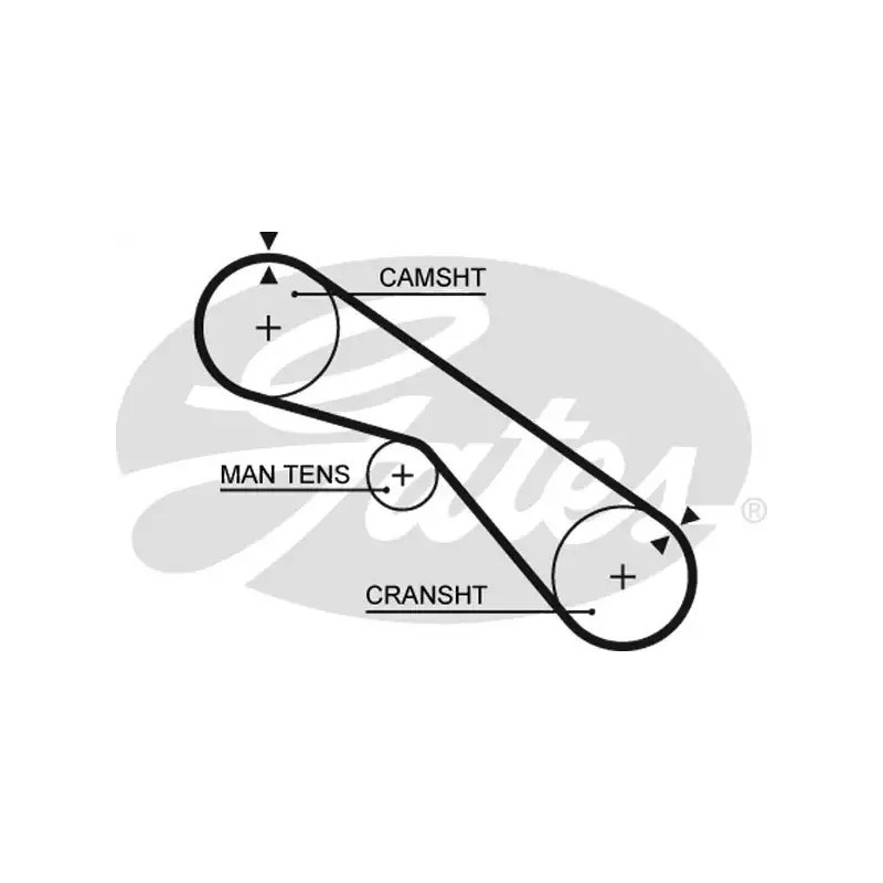 Paskirstymo diržas  GATES 5321XS
