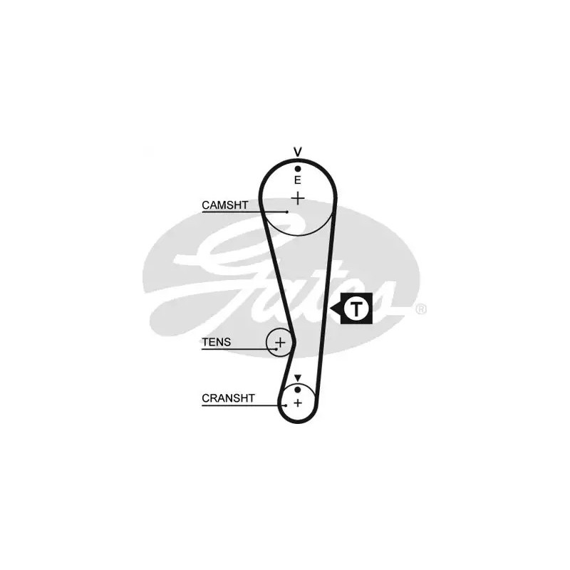 Paskirstymo diržas  GATES 5318XS