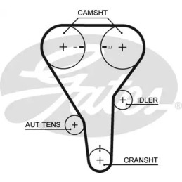 Paskirstymo diržas  GATES 5341XS