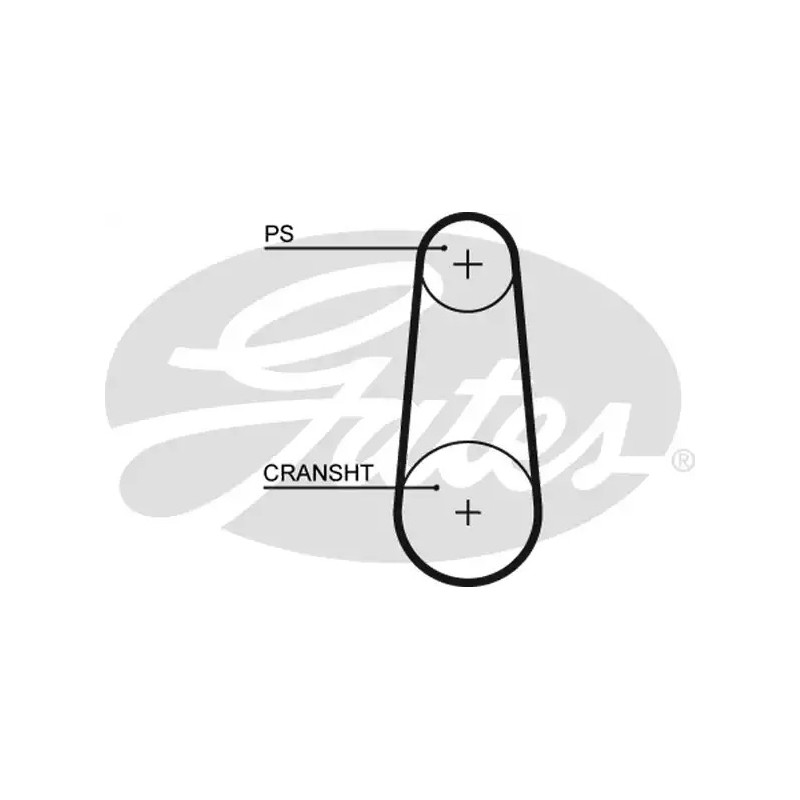 Paskirstymo diržas  GATES 5383XS