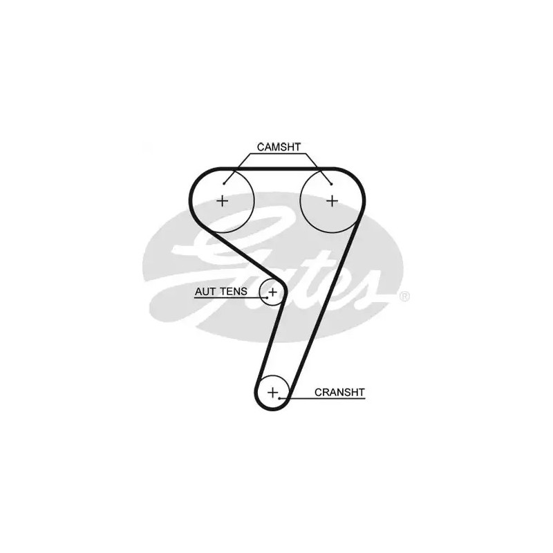 Paskirstymo diržas  GATES 5433XS