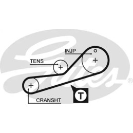 Paskirstymo diržas  GATES 5452XS