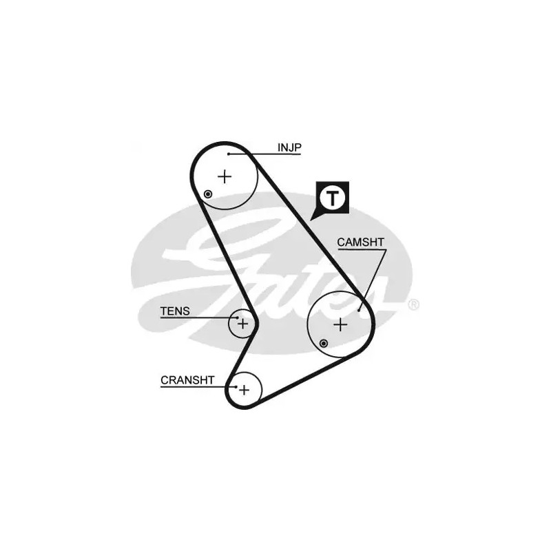 Paskirstymo diržas  GATES 5571XS