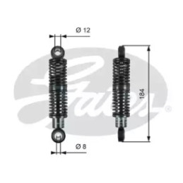 Diržo vibracijos slopintuvas  GATES T39265