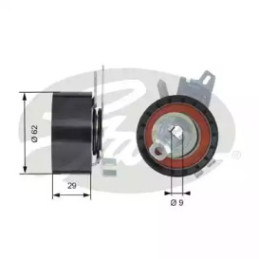 Paskirstymo diržo įtempiklio skriemulys  GATES T43145