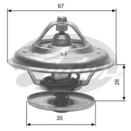 Termostatas  GATES TH11680G1