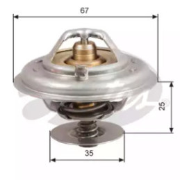 Termostatas  GATES TH14387G1