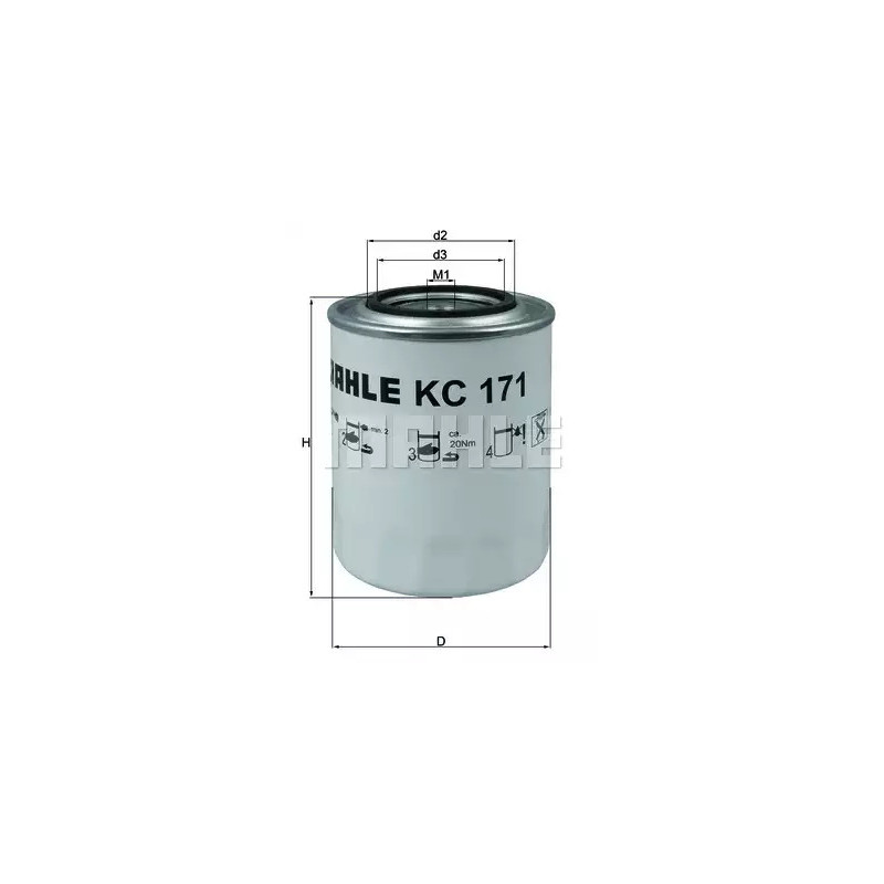 Kuro filtras  KNECHT KC 171