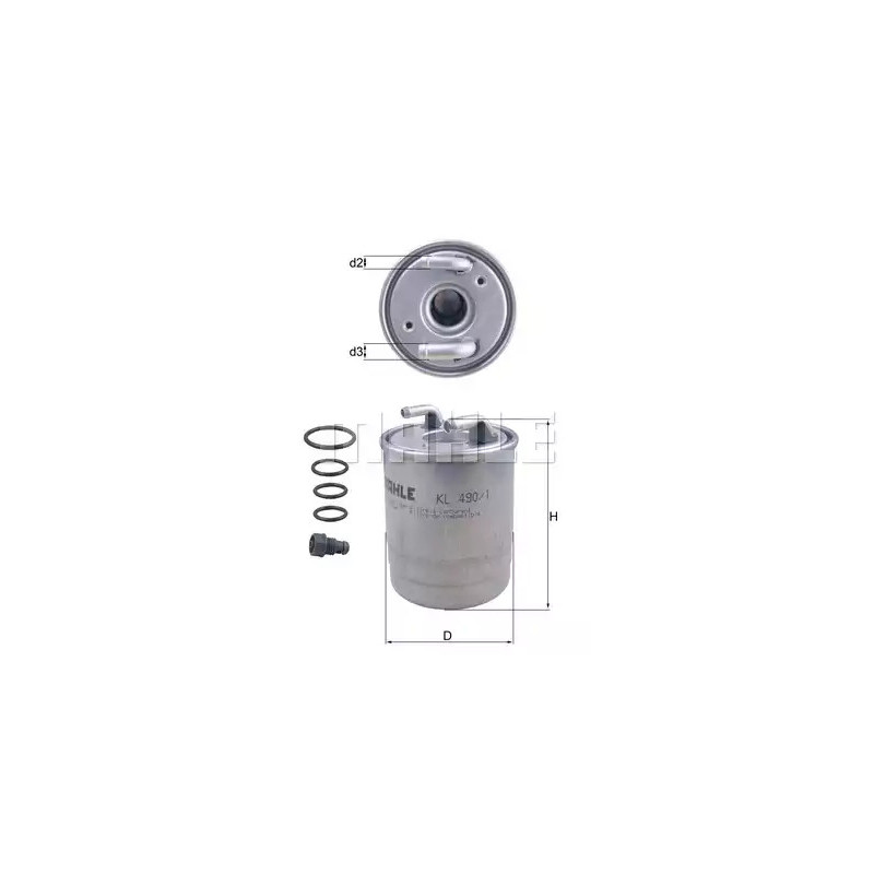 Kuro filtras  KNECHT KL 490/1D