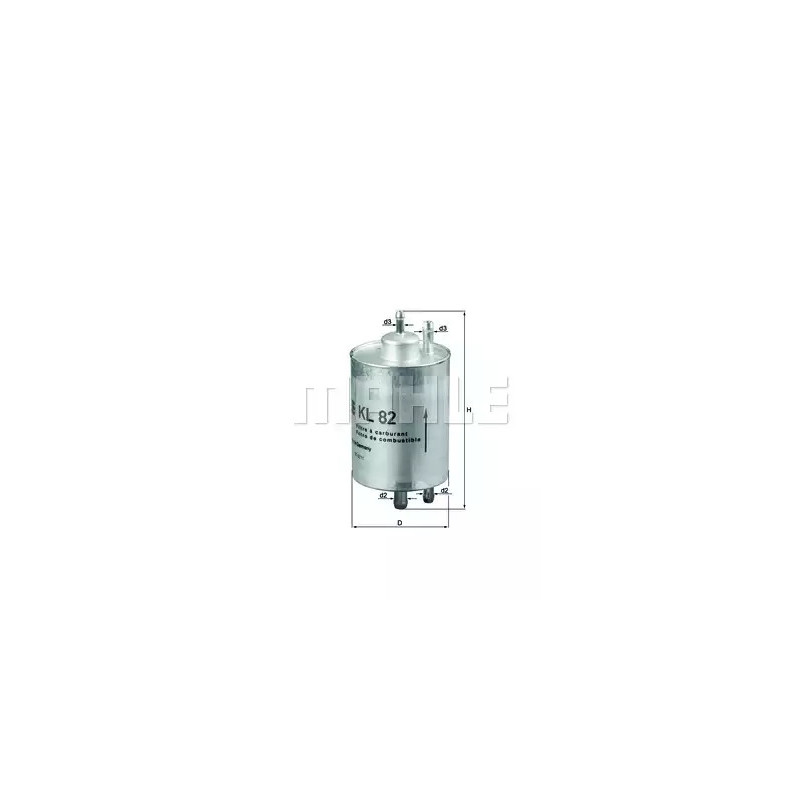 Kuro filtras  KNECHT KL 82