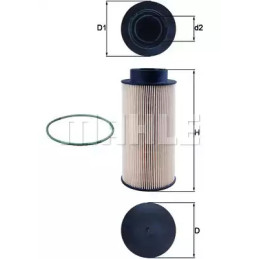 Kuro filtras  KNECHT KX 182/1D