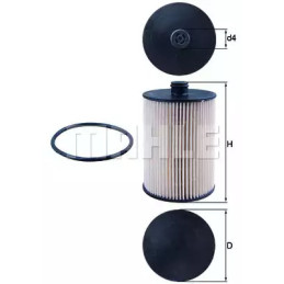 Kuro filtras  KNECHT KX 226D