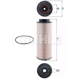 Kuro filtras  KNECHT KX 261D