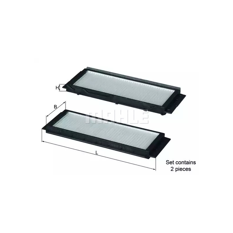 Salono filtras  KNECHT LA 501/S