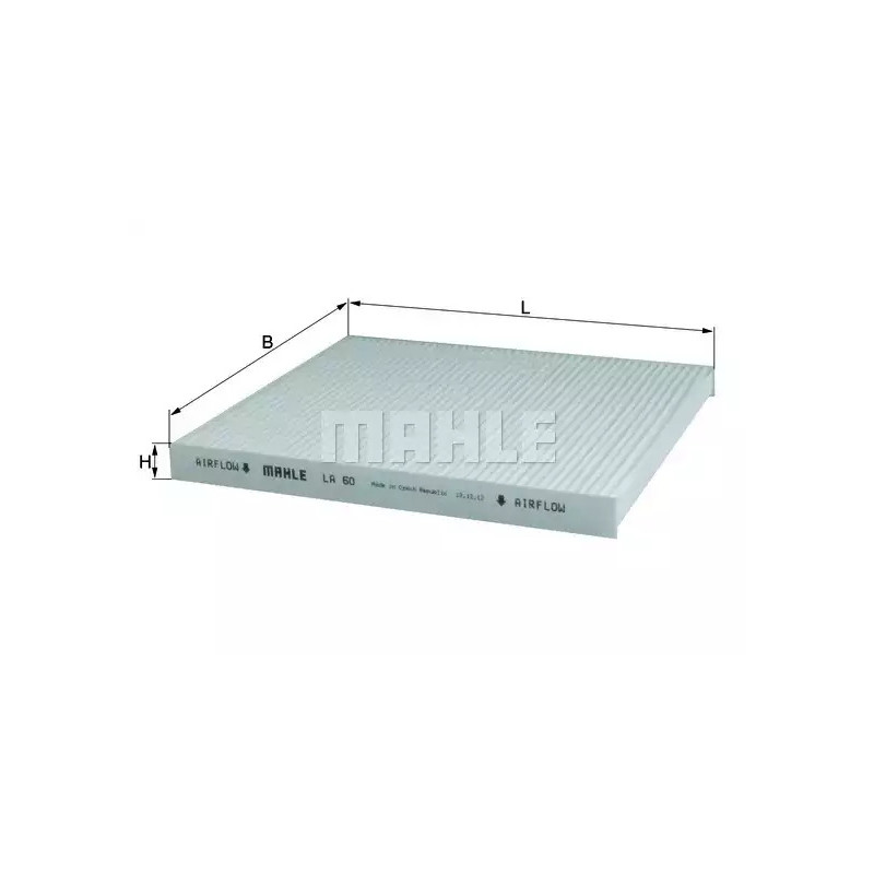 Salono filtras  KNECHT LA 60