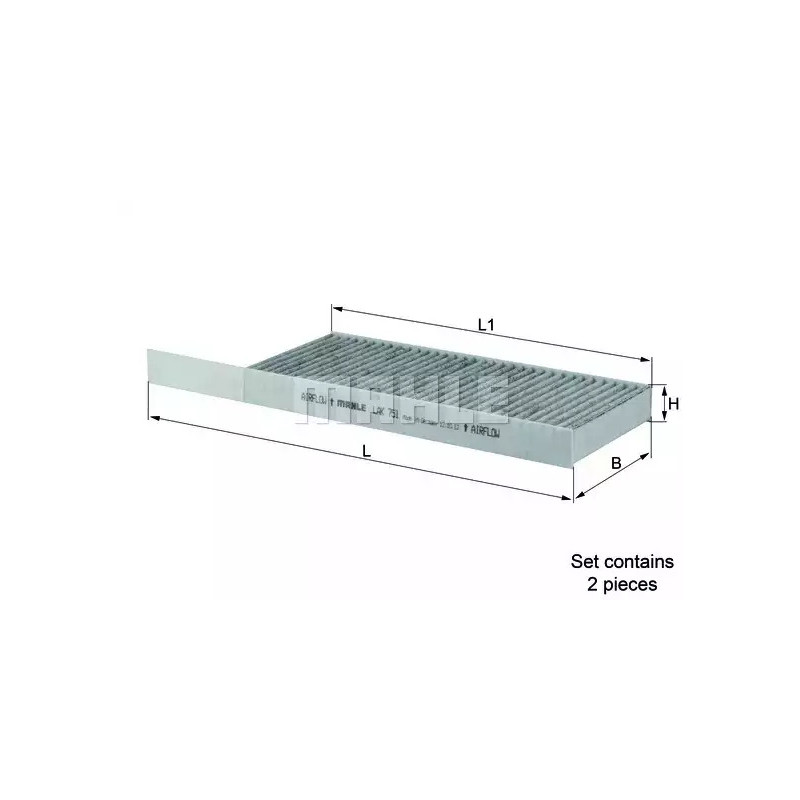 Salono filtras  KNECHT LAK 751/S