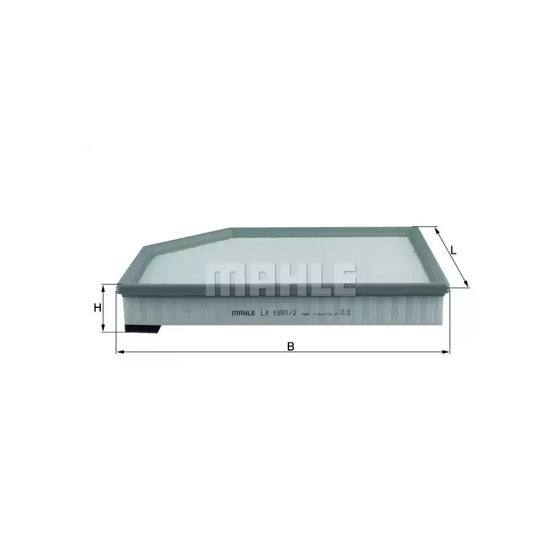 Oro filtras  KNECHT LX 1591/2