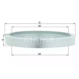 Oro filtras  KNECHT LX 61