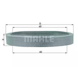 Oro filtras  KNECHT LX 638