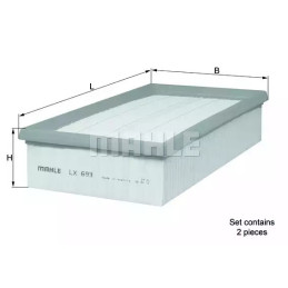 Oro filtras  KNECHT LX 693/S