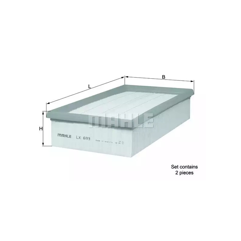 Oro filtras  KNECHT LX 693/S