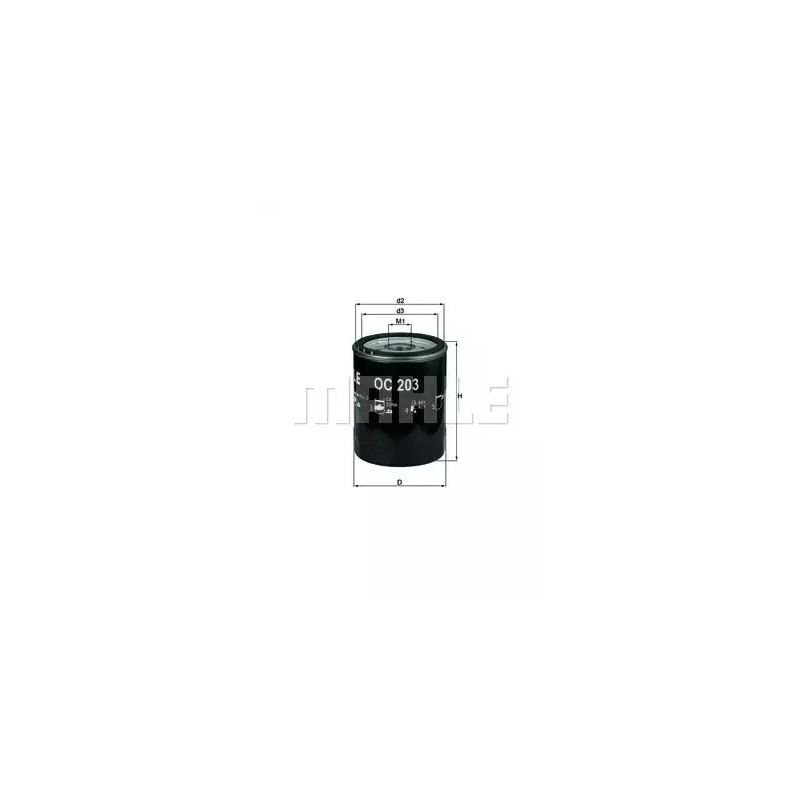 Alyvos filtras  KNECHT OC 203