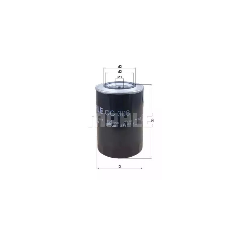 Alyvos filtras  KNECHT OC 308
