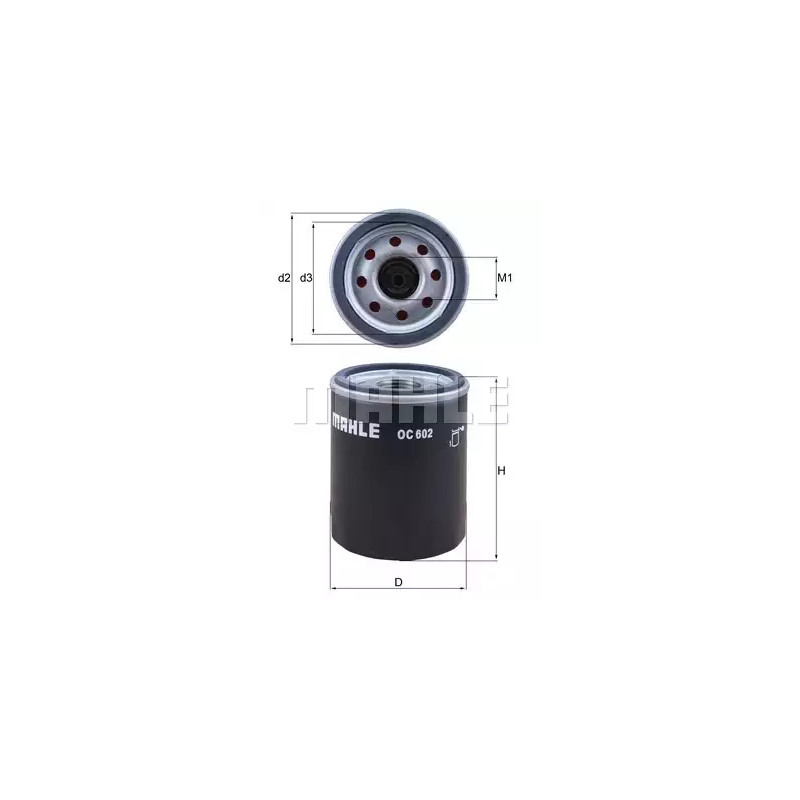 Alyvos filtras  KNECHT OC 602