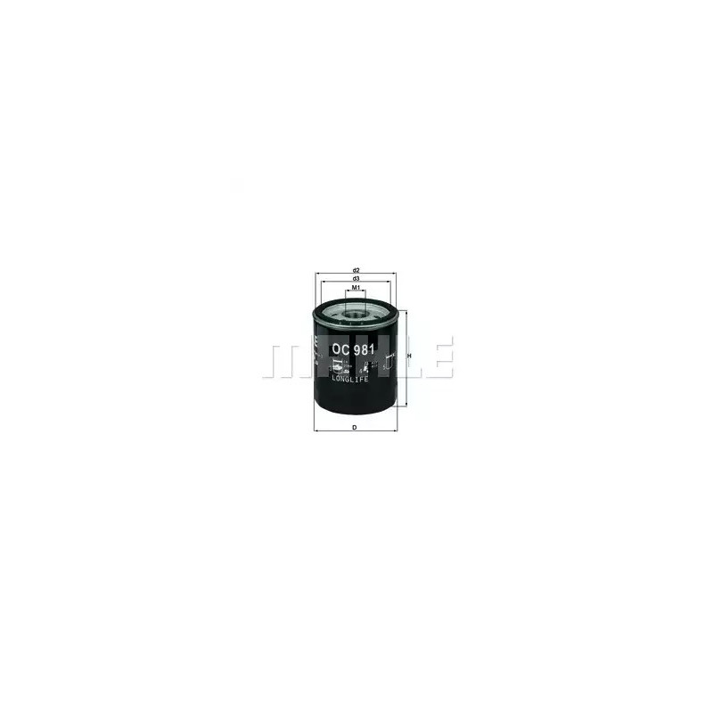 Alyvos filtras  KNECHT OC 981