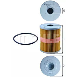 Alyvos filtras  KNECHT OX 125D