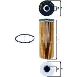 Alyvos filtras  KNECHT OX 133D