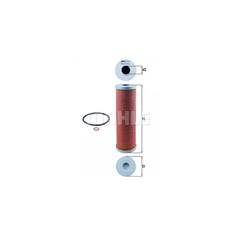 Alyvos filtras  KNECHT OX 147D