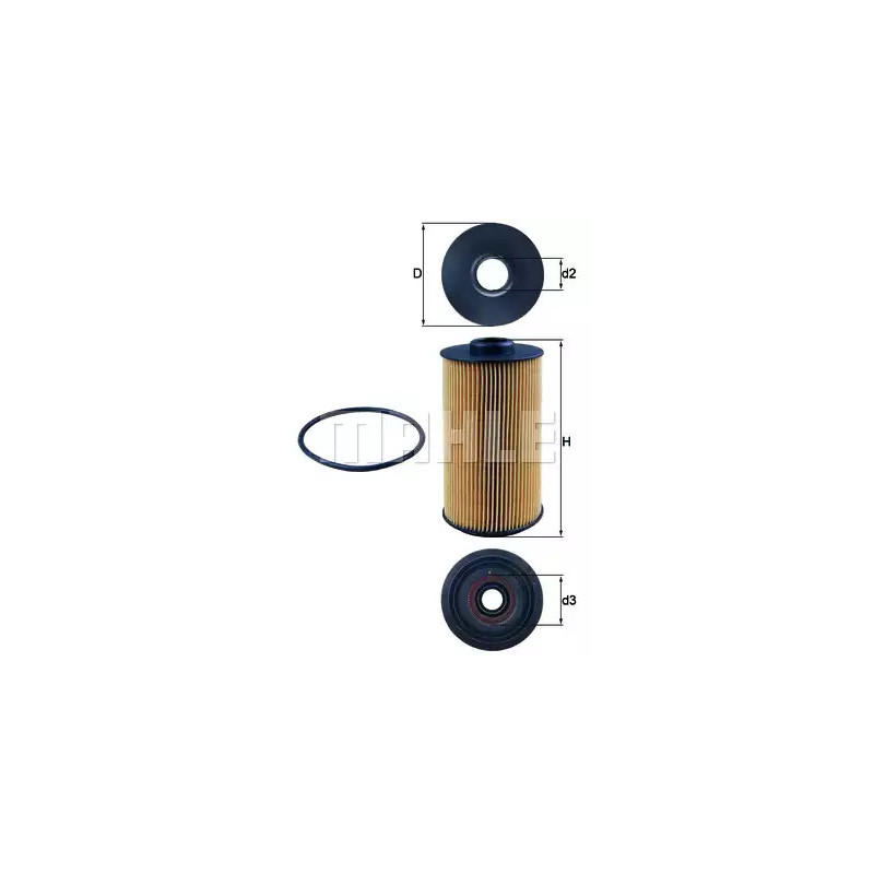 Alyvos filtras  KNECHT OX 152/1D