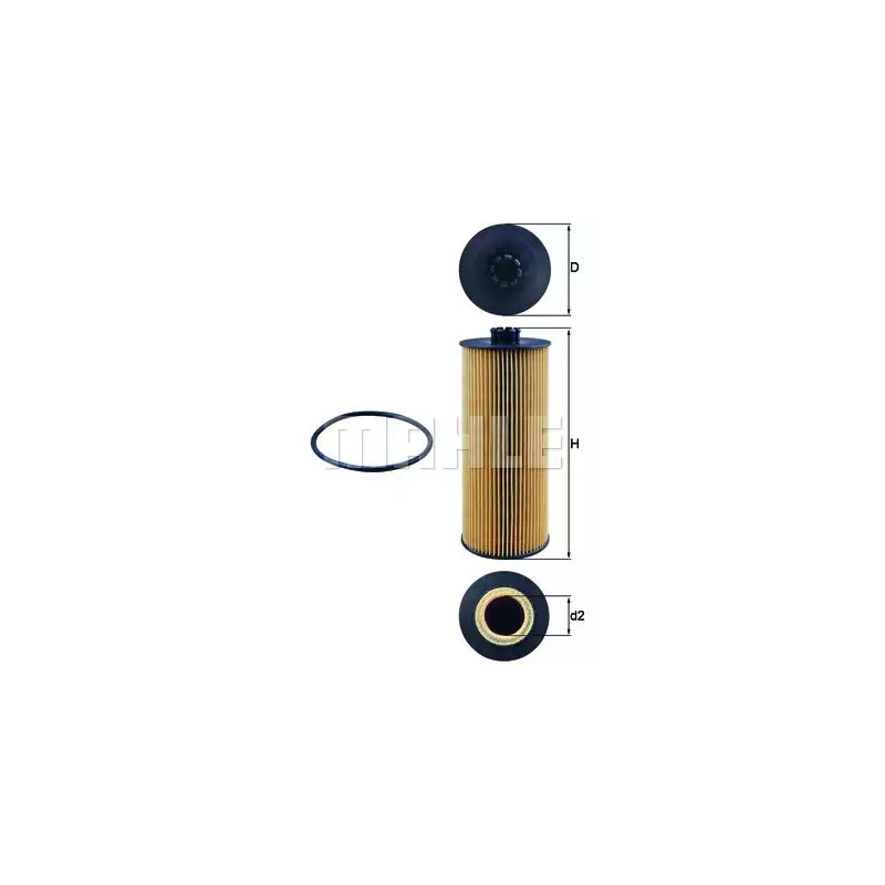 Alyvos filtras  KNECHT OX 155D