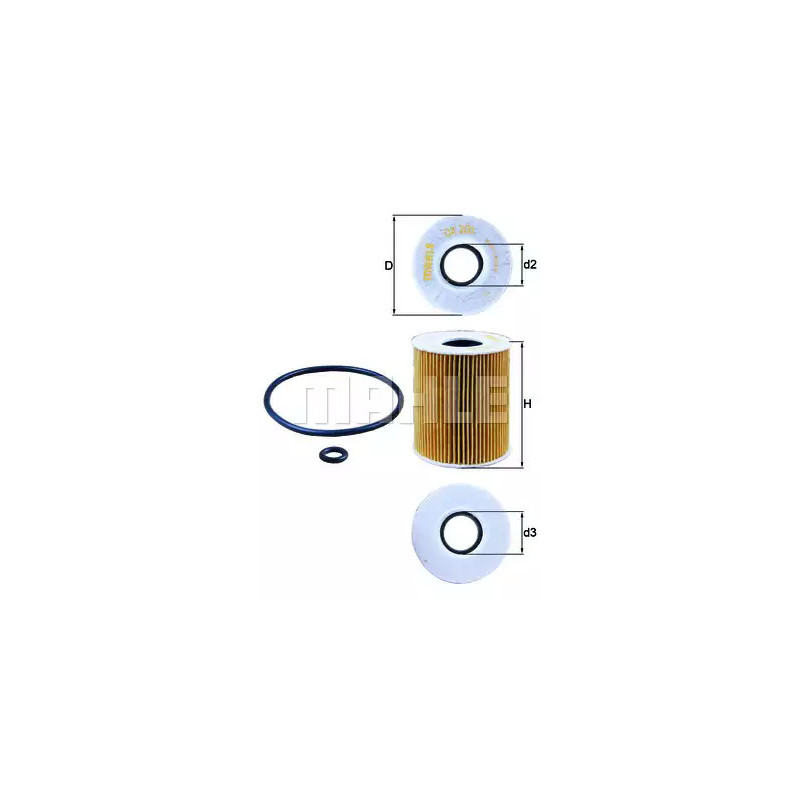 Alyvos filtras  KNECHT OX 203D